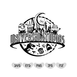 Familievakantie 2025 Svg, familie-uitstapje Svg, Universal Studios-reis