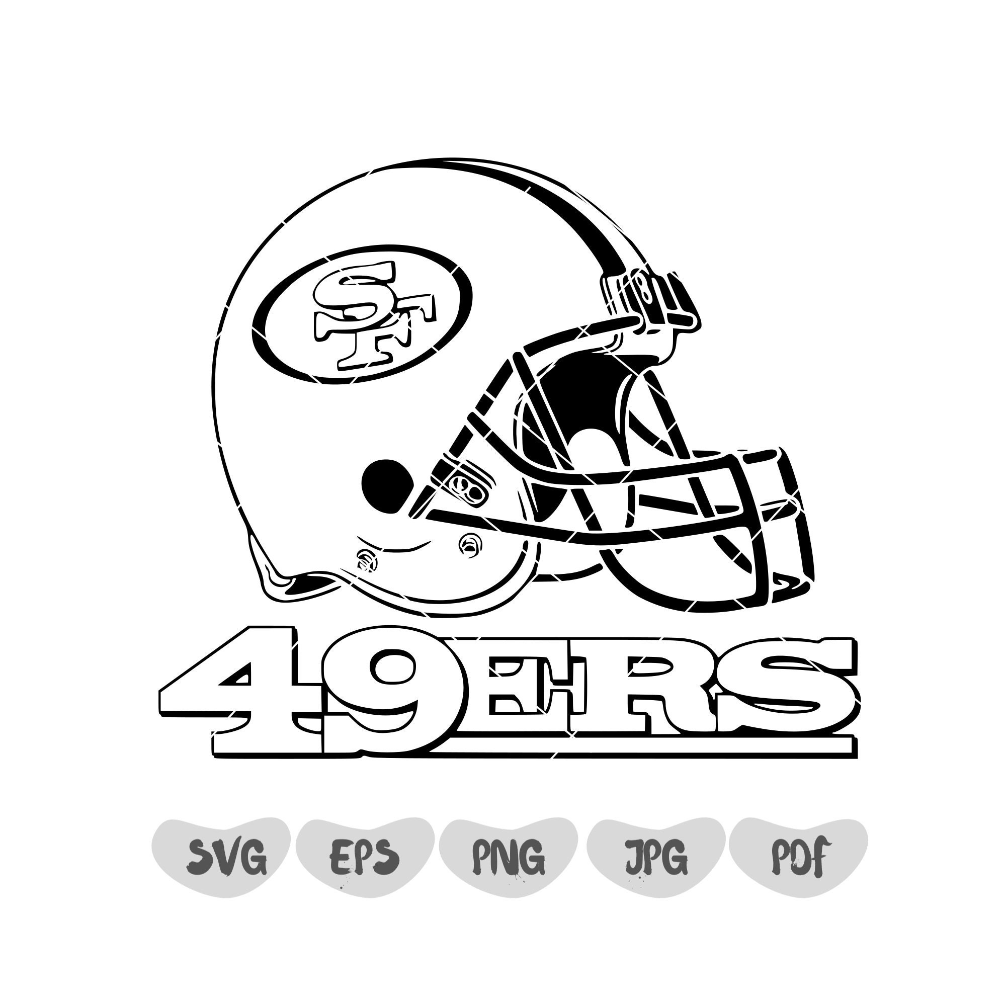 15oz White Helmet Mug | San Francisco 49ers