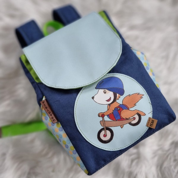 eBook children's backpack firleFUN, kindergarten - backpack, pattern and instructions