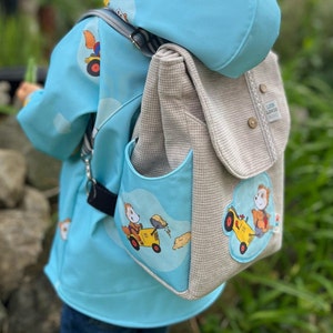 eBook children's backpack firleFUN, kindergarten backpack, pattern and instructions image 2