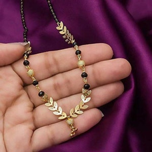 Black Beads Mangalsutra
Gold Plated Mangalsutra/Pendant Mangalsutra/Gold Silver Mangalsutra/Indian Jewelry/Black Beads Chain/Mangalsutra for Women/Dokya mangalsutra