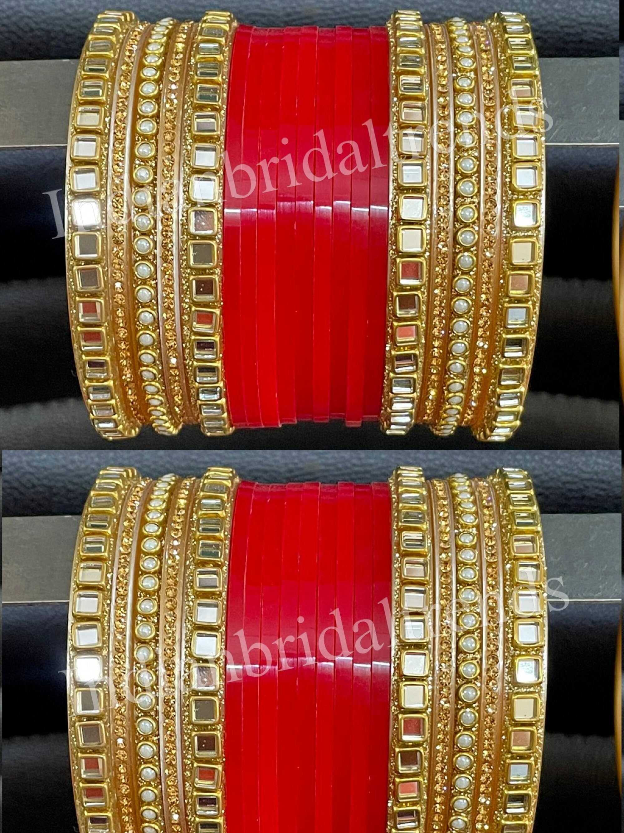 Traditional Bridal Chura. Punjabi Traditional Chuda. Wedding