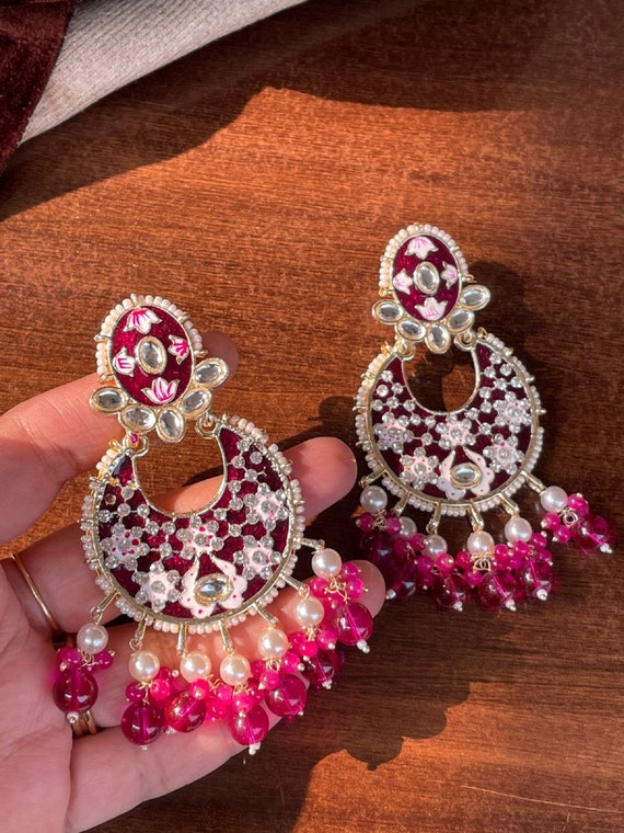 Punjabi Traditional Jewellery - Gold Finished Jodha Jhumki Earrings Tap on  the link in the bio to shop Connect with us on a video call & get in touch  with our jewellery