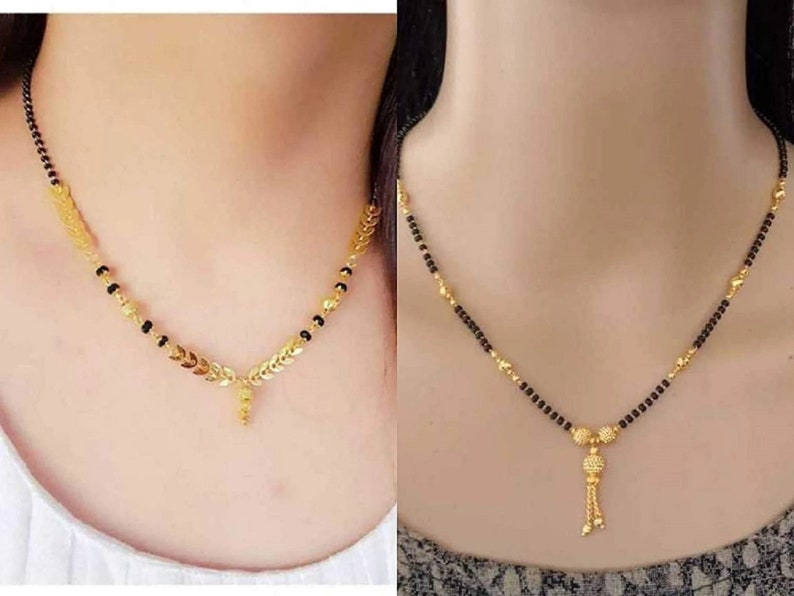 Gold Plated Mangalsutra
Gold Plated Mangalsutra/Pendant Mangalsutra/Gold Silver Mangalsutra/Indian Jewelry/Black Beads Chain/Mangalsutra for Women/Dokya mangalsutra