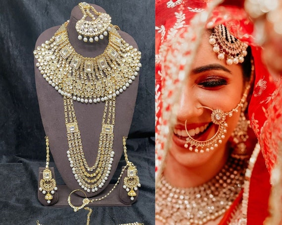 Sabyasachi Inspired Indian Bridal Jewelry Bollywood Wedding Bridal