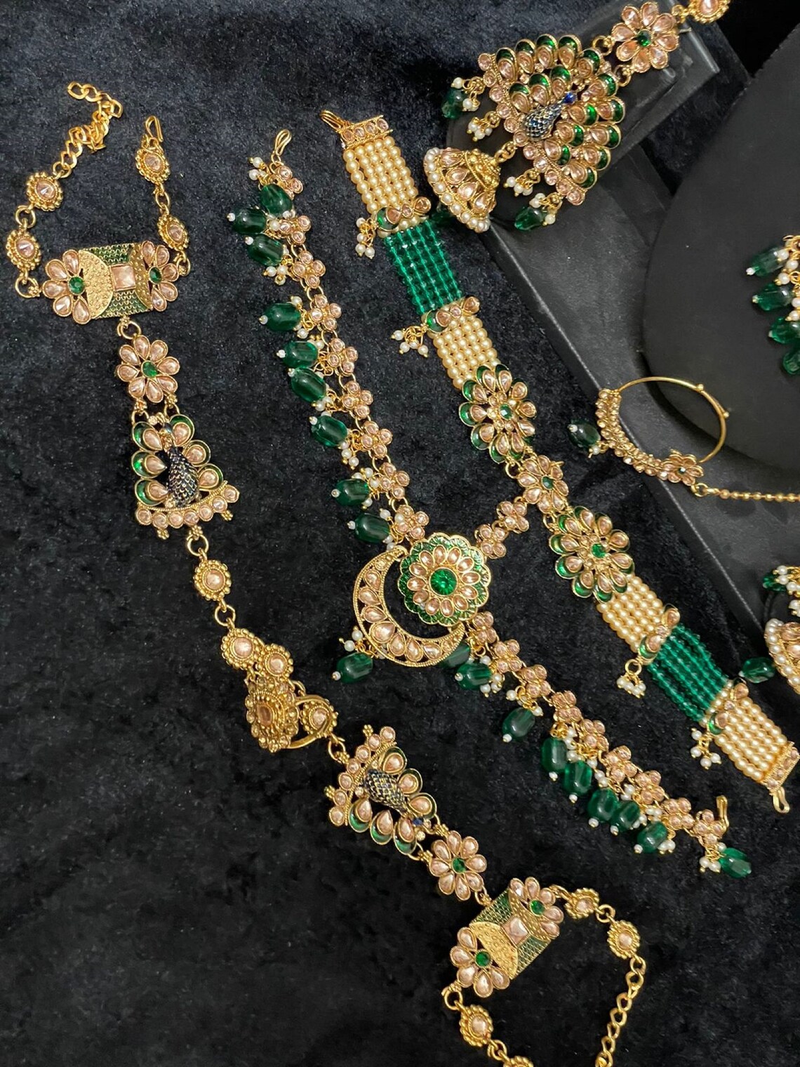 Indian Bridal Jewellery Dulhan Wedding Jewelry Set Beautiful Etsy
