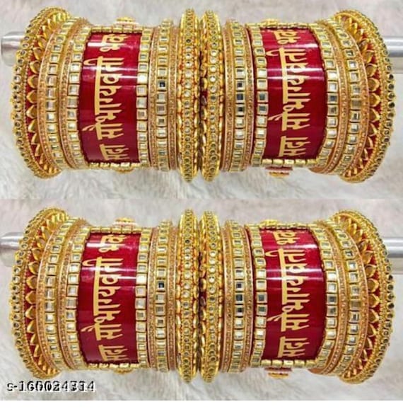 Gold chura design deals