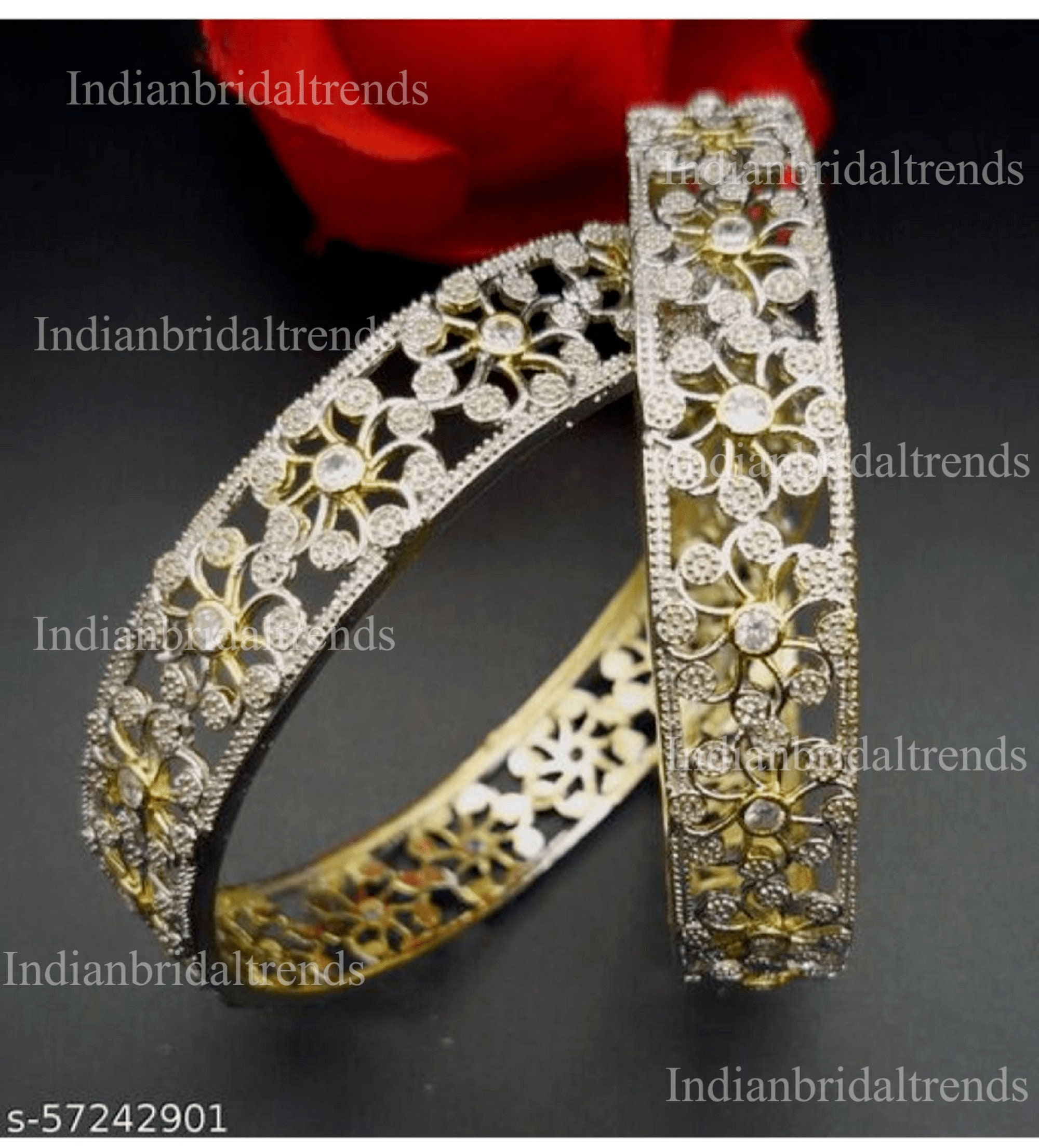MAHARLIKA Cuff Bracelet White Gold - Ziba Zidehsarai Jewelry - ​Ziba​  ​Zidehsarai,​ ​LLC