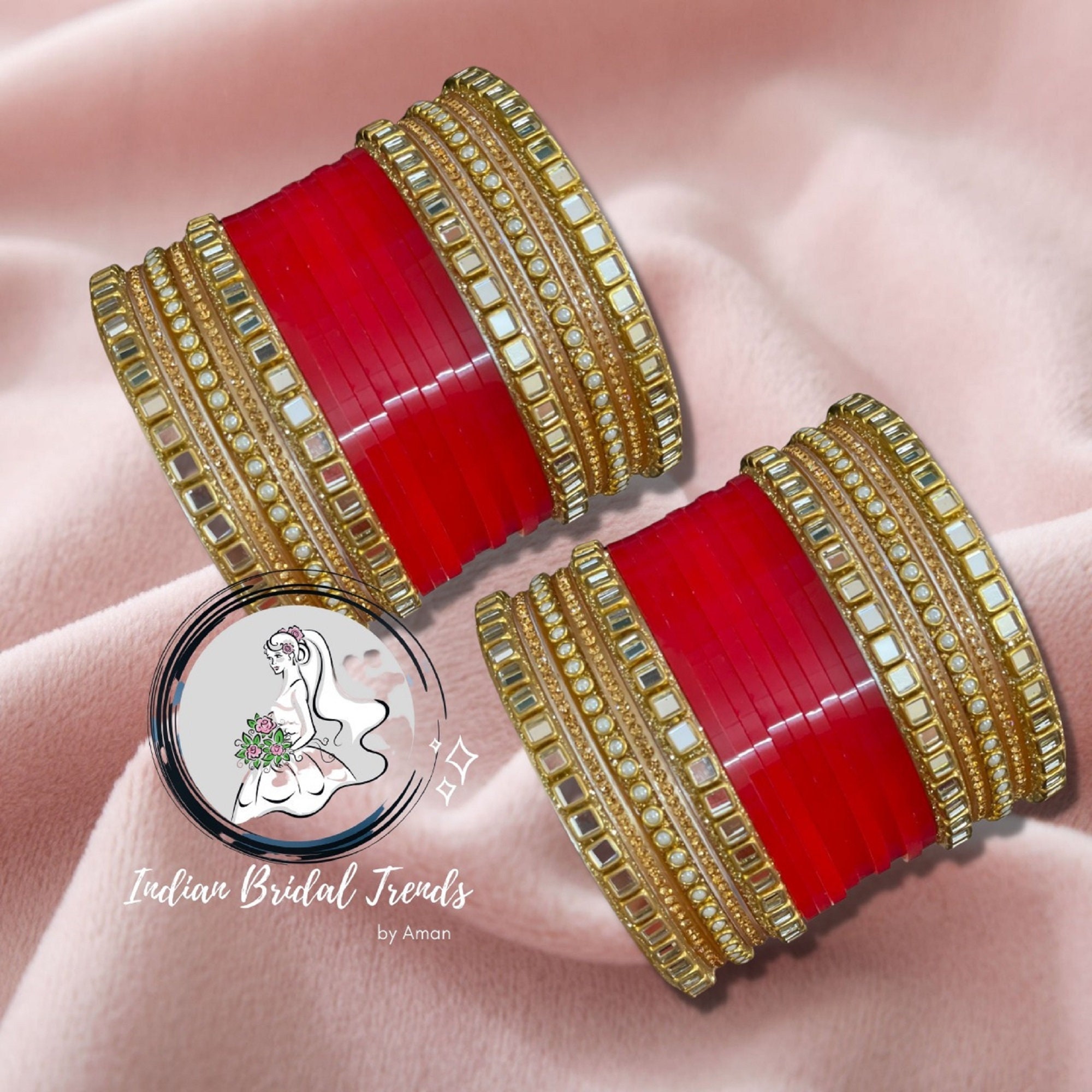 Traditional Bridal Chura. Punjabi Traditional Chuda. Wedding