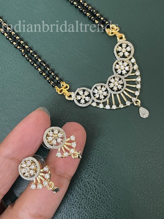Cz mangalsutra best sale
