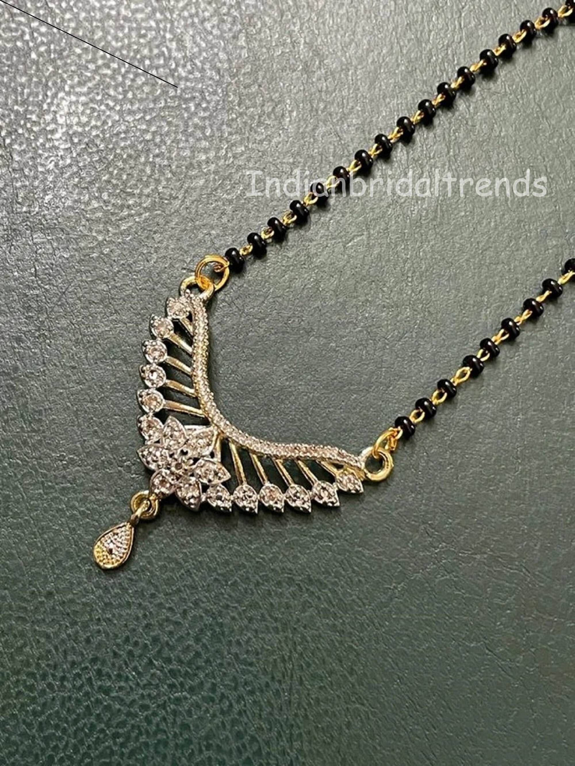 Diamond chain mangalsutra deals