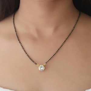 Traditional Mangalsutra
Mangalsutra/Gold plated Mangal sutra/Deepika padukone mangalsutra/CZ Mangalsutra/ Indian Jewelry/Black Beads Necklace/Karimani sara jewelry