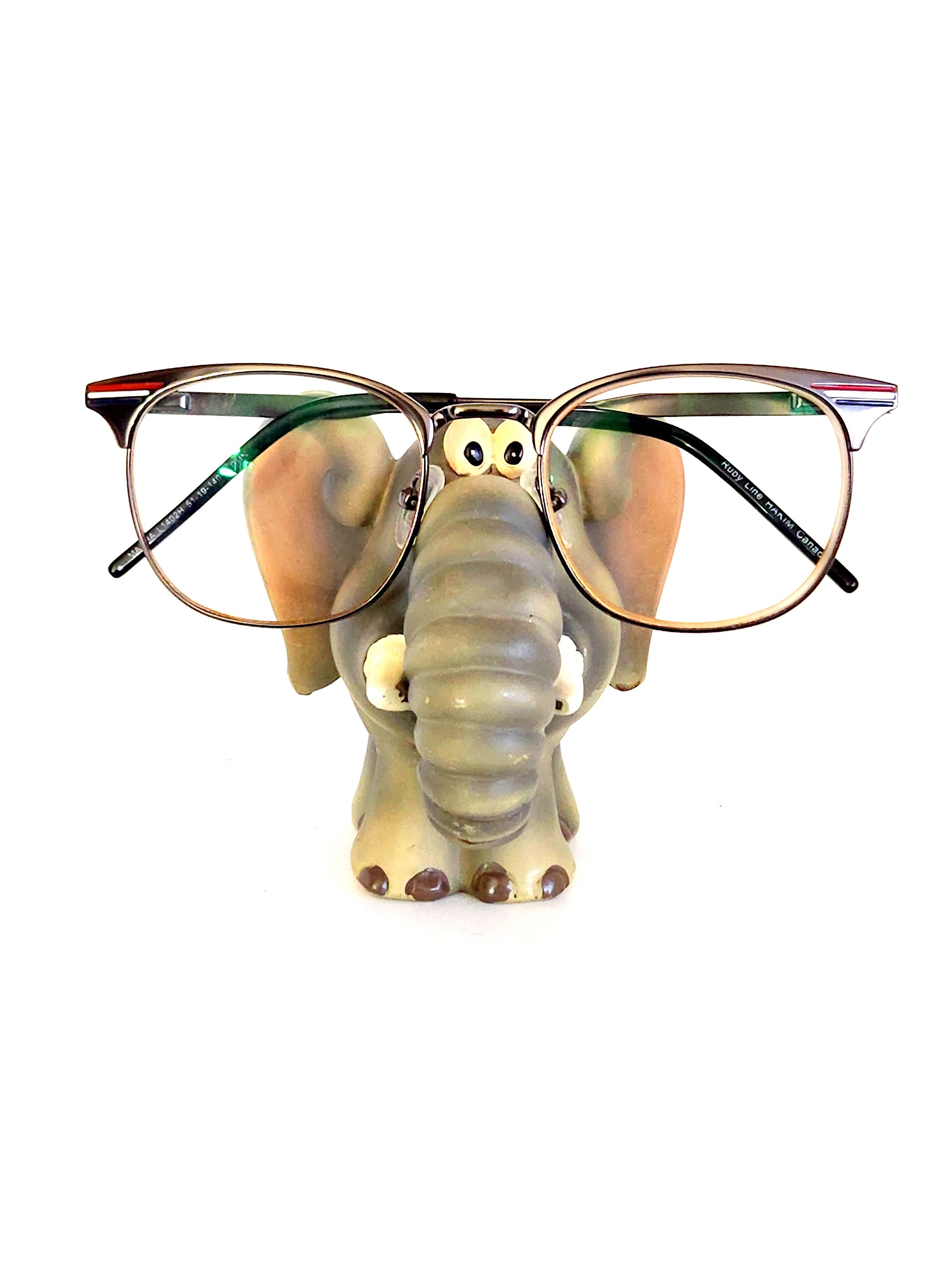 Batik Elephant Eyeglass Holder