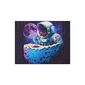 Astronaut Moon Appetite Jigsaw puzzle