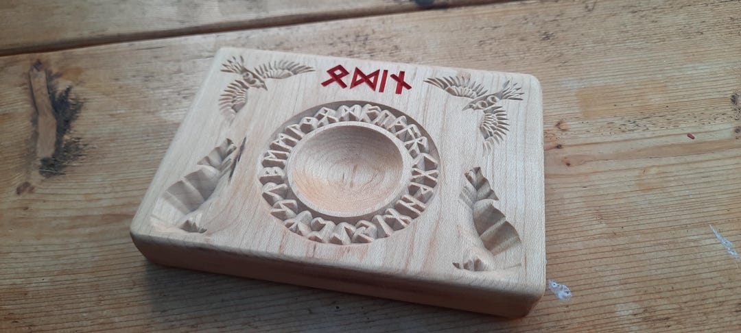 Odin Eye Altar - Runes, Ravens and Wolves - Etsy
