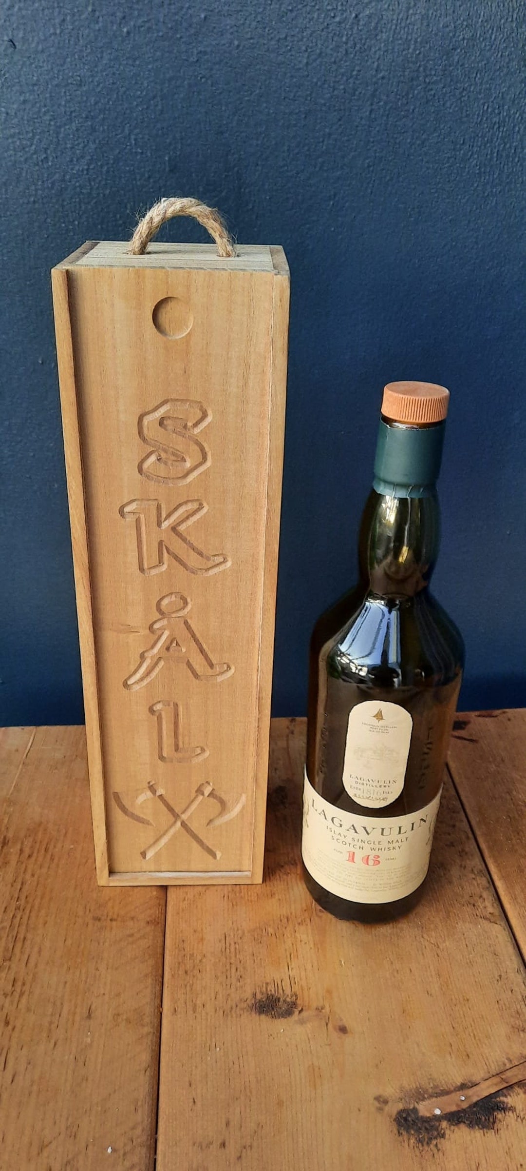 Personalised Skal Mead Bottle Holder Wine Whisky Etsy UK