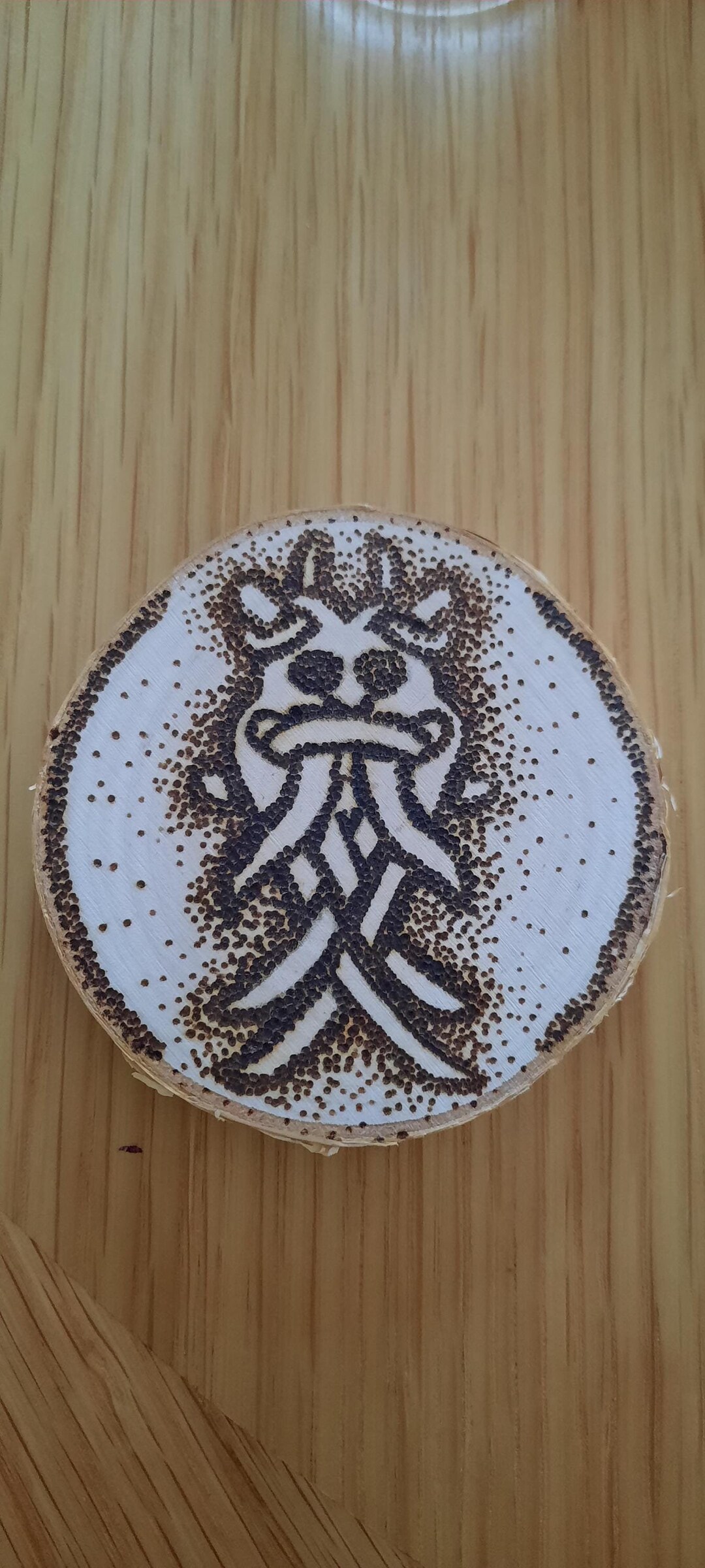 Odin Mask Aarhus Pyrography on Birch Wood - Etsy