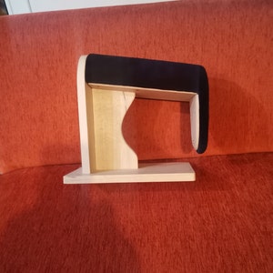 Tailor pressing board unisex for steam ironing of the silhouette of the shoulder.Tailor&#39;s ham, ironing tool, presser point, ironing board