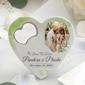 Personalized Heart Magnet Bottle Opener Save the Date Wedding Favor Custom Guest Gift Unique Party Keepsake Bridal Shower Souvenir