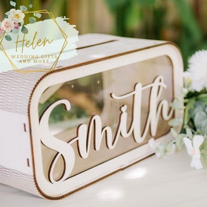 Wedding Card Box, Custom Wedding Gifts, Card Box for Wedding Gift, Keepsake Box, Wedding Card Holder, Personalized Card Box for Wedding