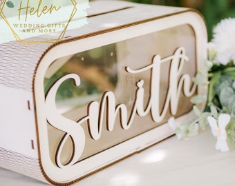 Wedding Card Box, Custom Wedding Gifts, Card Box for Wedding Gift, Keepsake Box, Wedding Card Holder, Personalized Card Box for Wedding