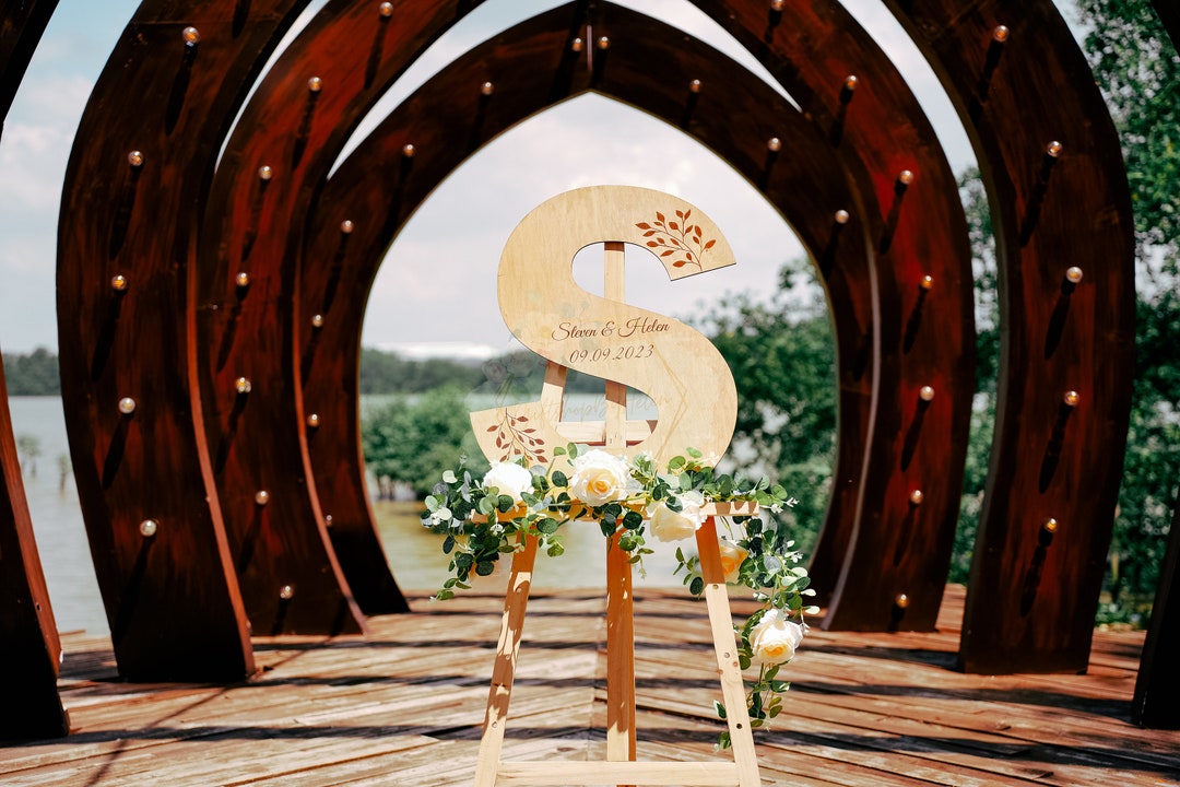 Letter Guest Book Wooden Letter Guest Book Letter Sign Wedding Guest