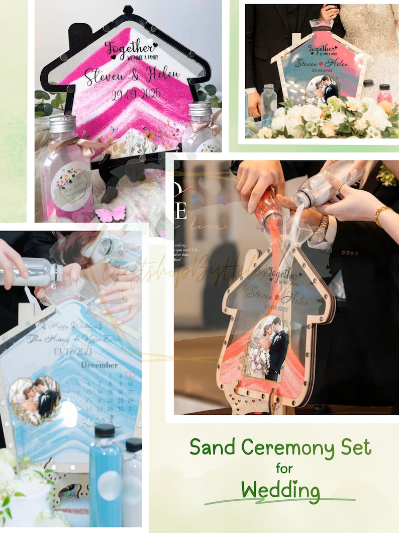Unity Kit Wedding Customizable Blended Family Wedding Sand Ceremony, Sand Ceremony Set ...