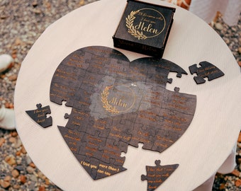 Regalos de aniversario para ella Regalos de cumpleaños para ella Regalos personalizados para ella Regalo para novia para él Razones por las que te amo Caja de regalos para parejas