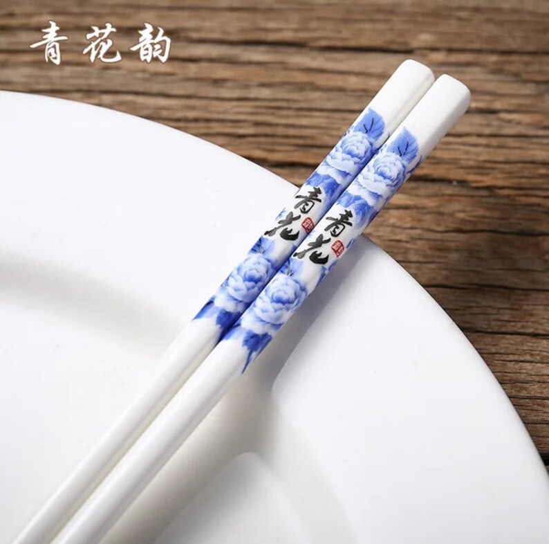 1 Pairs Ceramic Chopsticks Set Japanese Chopsticks, Korean Chopsticks