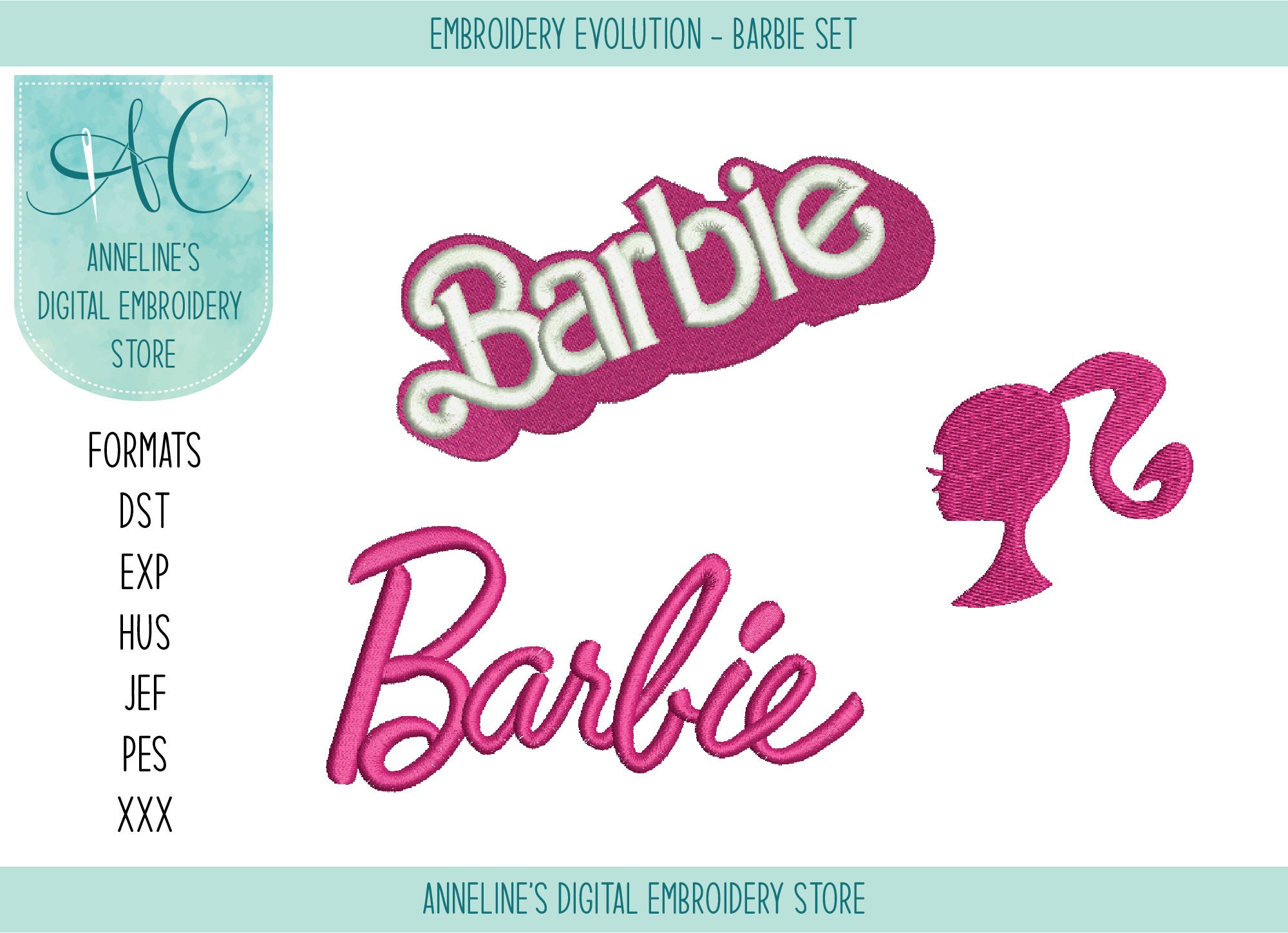 I am Kenough Barbie Movie Sticker, 3 x 1.5 in. – Pretty Rude Embroidery