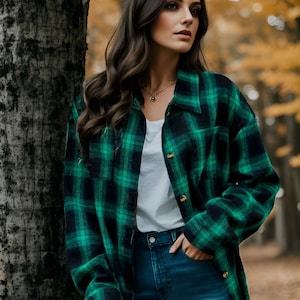 Cozy Tartan Plaid Shirt: Dakota Scottish Tartan Blouse