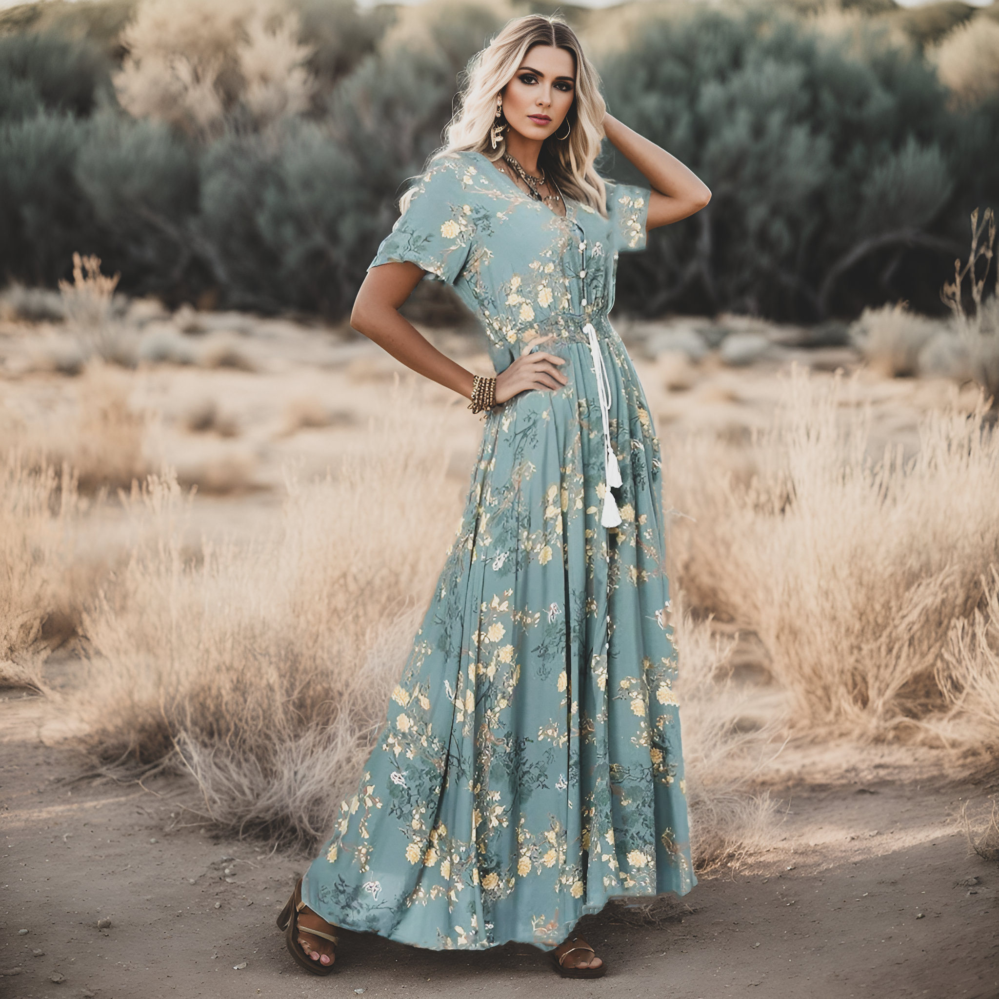 Buy Floral Maxi Dress women clothing online