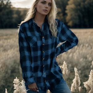 Oversized Plaid Flannel Shirt: Soft Grunge 90s Style