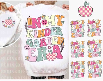 Custom In My Grade Era PNG, Bundle Back To School Png, Teacher Custom Name Png, Teacher Appreciation Gift, Teacher Era Png, Digital Download
