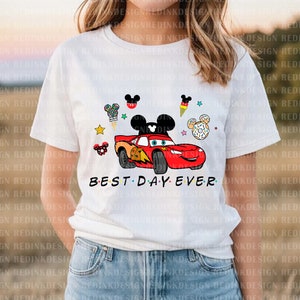 Best Day Ever Png, Mouse Snacks Png, Family Vacation Png, Red Car Png, Magical Kingdom Png, Family Trip Shirt, Car Sublimation Design image 4