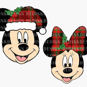 Christmas Mouse Head Bundle SVG, Christmas Svg, Xmas Holiday Svg, Christmas Squad Svg, Christmas Friends Svg, Holiday Svg, Digital Download