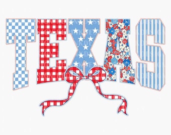 Texas Coquette Bow PNG, Texas Home Png, Girly USA Png, Texas Lover Png, Trendy Coquette, State of Texas Png, Coquette Floral Bow Png