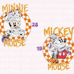 Retro Halloween Mummy Png Bundle, Retro Halloween Png, Halloween Masquerade Png, Groovy Halloween Png, Spooky Png, Trendy Halloween Png