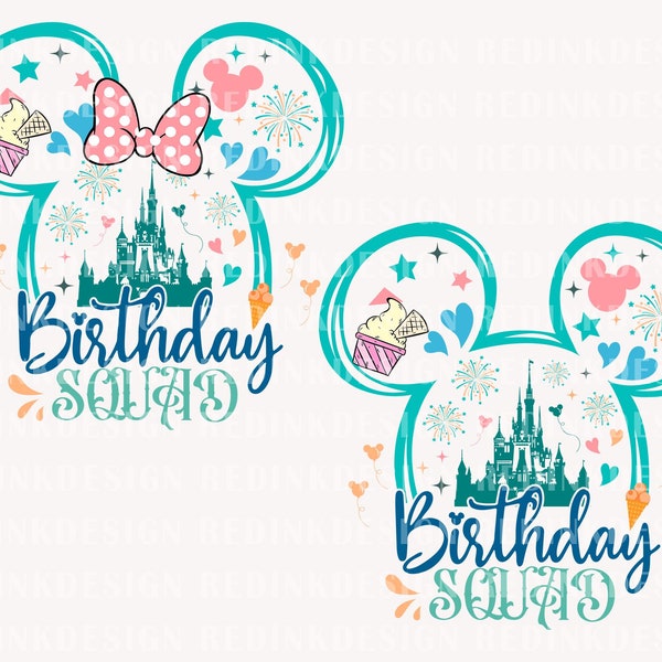 Bundle Birthday Svg, Birthday Girl Svg, Magical Birthday Svg, Birthday Shirt Svg, Mouse Birthday Svg, Birthday Squad Svg, Birthday Trip Svg