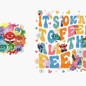 Cartoon Emotions Friends PNG, Mental Health Png, Para BCBA ABA, Speech Therapy Png, Therapist Psychologist, It's Okay To Feel All The Feels
