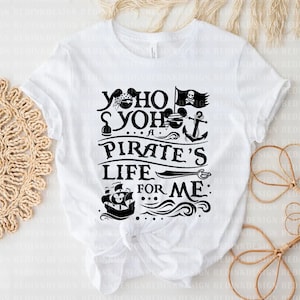 Pirate's Life for Me Svg, Mouse Pirate Svg Cruise Trip Svg, Family Trip ...