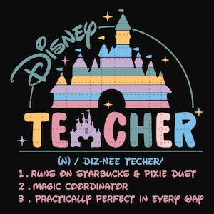 Teach Love Inspire SVG, Teacher Svg, Teacher Quotes Svg, Teacher Shirt Svg, Magical Castle Svg, Teacher Life Svg, Teacher Svg Cricut File