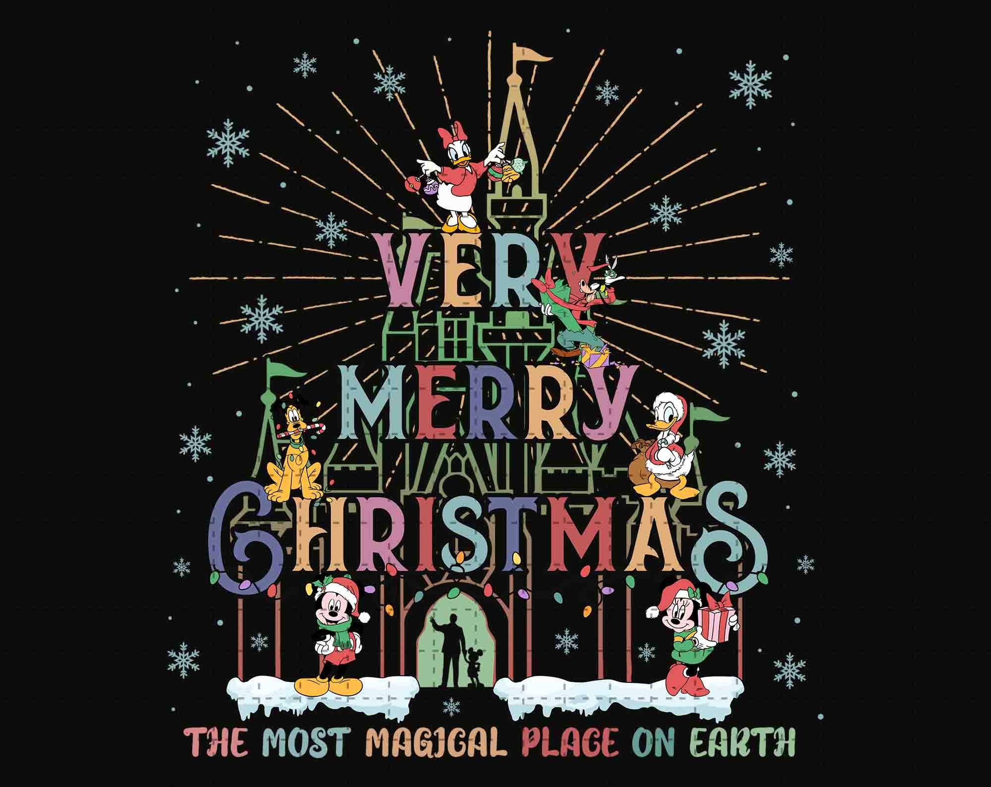 The Most Magical Place on Earth PNG, Christmas Mouse and Friend Png ...