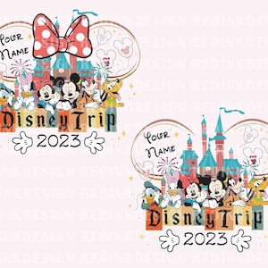 Personalized Mouse And Friends Png, Mouse Castle Png, Family Vacation, Magical Kingdom, Family Trip Png, Vacay Mode Png, Instant Download