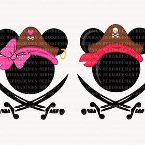 Mouse Pirate Svg, Pirates Svg, Cruise Trip Svg, Family Trip Svg, Family Shirt Trip, Family Vacation Svg, Mouse Head Svg, Digital Download