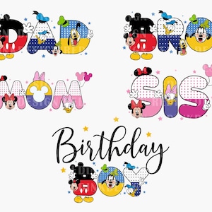 Bundle Geburtstag Junge PNG, alles Gute zum Geburtstag Png, Familienurlaub Png, Vacay Mode, Magisches Königreich, Papa Mama Geburtstag Png, Geburtstag Shirt Design