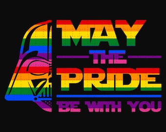 Que la fierté soit avec vous au format PNG, chemise Lgbt Png, arc-en-ciel Lgbtq Png, chemise de la Gay Pride Png, mois de la fierté téléchargement sublimation png