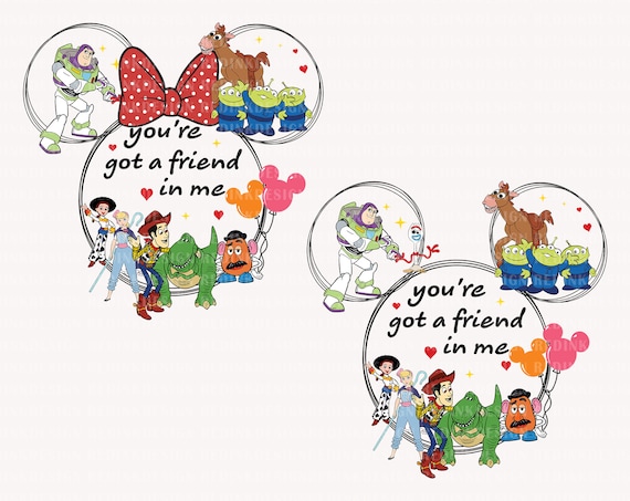 You've Got A Friend in Me Png, Friends Vacation Png, Magical
