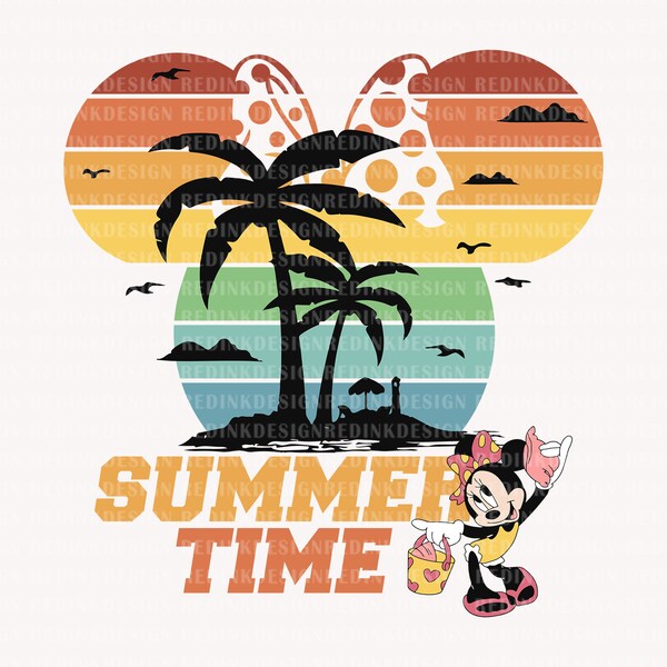 Summer Time Svg, Family Vacation Svg, Cute Mouse Svg, Summer Trip Svg, Summer Vibes Svg, Colorful Vacay Mode Svg, Family Trip Shirt Svg