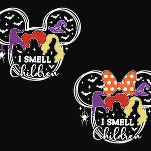 Bundle I Smell Children SVG, Halloween Svg, Halloween Png, Trick Or Treat Svg, Halloween Witch Svg, Spooky Svg, Halloween Mouse Head Svg